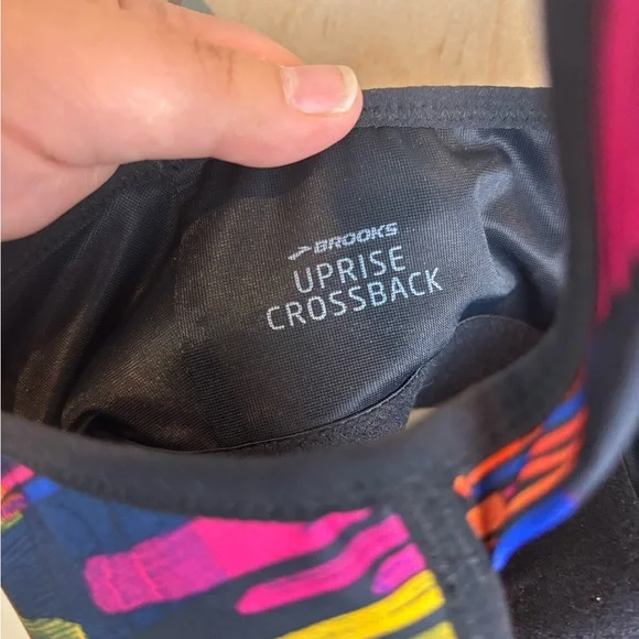 Brooks Run Happy Uprise Pullover Sports Bra Medium AB Fit - Picture 5 of 9